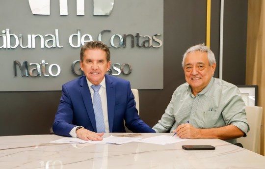 Sérgio Ricardo e Marcelo de Oliveira vistoriam obras do BRT em Cuiabá nesta quinta-feira