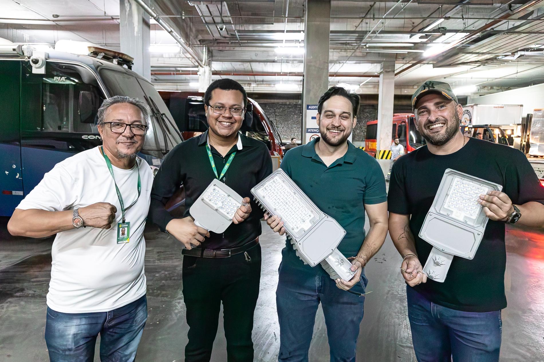 Cuiabá inicia instalação de 15 mil lâmpadas de LED em parceria com o Governo do Estado